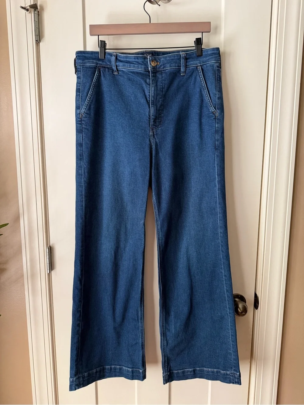 NWOT J. Crew High Rise Wide-Leg Jeans Size 12